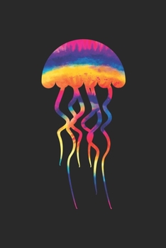 Tie Dye Jellyfish Notebook - Jellyfish Gift - Vintage Marine Biologist Journal - Tie Dye Diary for Jellyfish Lovers and Zookeepers: Medium ... Diary, 110 page, Lined, 6x9 (15.2 x 22.9 cm)