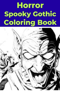 Paperback Horror Spooky Gothic Coloring Book