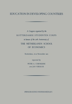 Paperback Education in Developing Countries: Rotterdam, 18-20 November 1963 Book