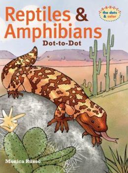 Paperback Reptiles & Amphibians Dot-To-Dot Book