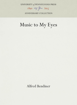 Hardcover Music to My Eyes Book