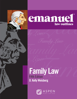 Paperback Emanuel Law Outlines for Family Law Book