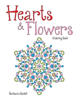 Paperback Hearts & Flowers: Coloring Book