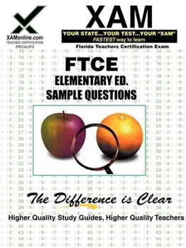 Paperback Ftce Elementary Education K-6 Sample Questions Book