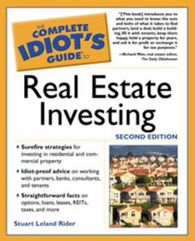 Paperback The Complete Idiot's Guide to Real Estate Investing Book