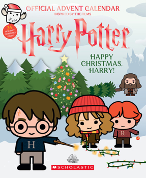 Hardcover Happy Christmas, Harry: Official Harry Potter Advent Calendar Book
