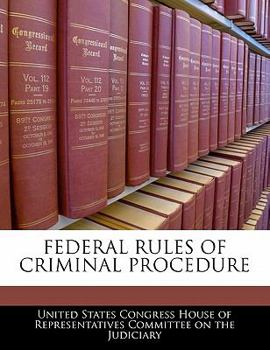 Paperback Federal Rules of Criminal Procedure Book