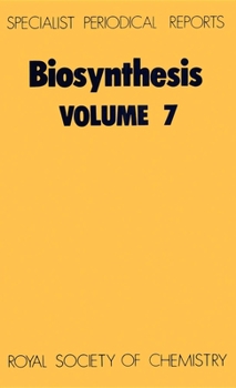 Hardcover Biosynthesis: Volume 7 Book