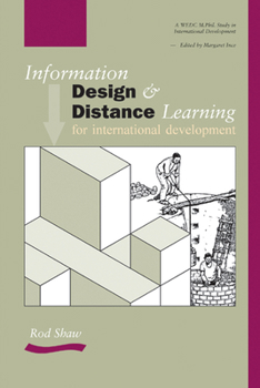 Paperback Information Design and Distance Learning for International Development Book