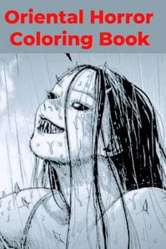 Paperback Oriental Horror Coloring Book [Large Print] Book