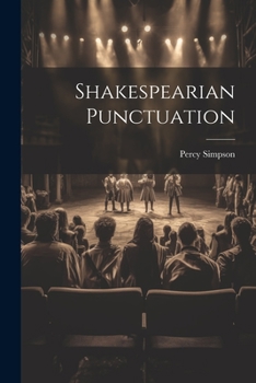Paperback Shakespearian Punctuation Book