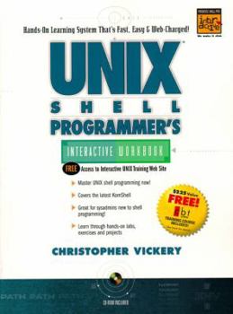 Paperback UNIX Shell Programmer's Interactive Workbook Book