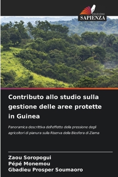 Paperback Contributo allo studio sulla gestione delle aree protette in Guinea [Italian] Book