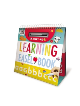 Spiral-bound Wipe-Clean Carry-Me Easel Book Learning Book