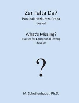 Paperback Zer Falta Da? Puzzleak Hezkuntza Proba: Euskal [Basque] Book