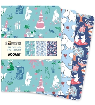 Misc. Moomin Classics Set of 3 MIDI Notebooks Book