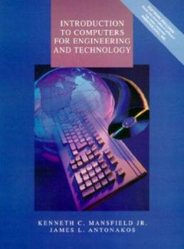 Paperback Introduction to Computers for Engineering and Technology [With CDROM] Book