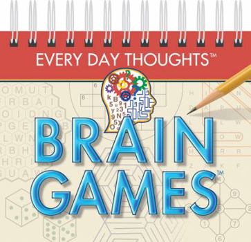 Spiral-bound Every Day Thoughts™ Brain Games Perpetual Calendar Book