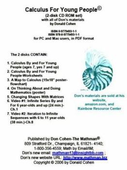 CD-ROM Calculus for Young People (2 CD-ROM Set) Book