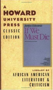 Paperback If We Must Die Book