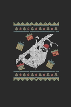 Paperback Ugly Christmas Sloth: Blank Lined Notebook (6" x 9" - 120 pages) Christmas Themed Notebook for Daily Journal, Diary, and Gift Book