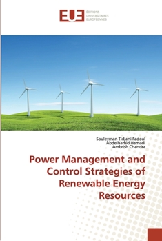 Paperback Power Management and Control Strategies of Renewable Energy Resources Book