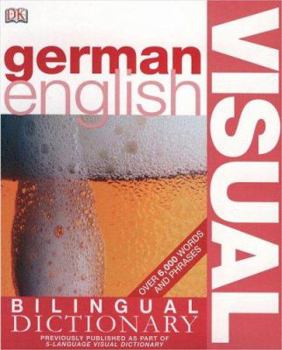 Paperback German English Bilingual Visual Dictionary Book