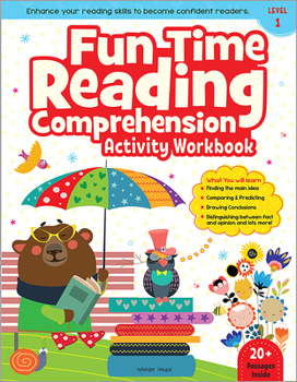 Paperback Fun Time Reading Comprehension - Activity Workbook for Children - Level 1 Book
