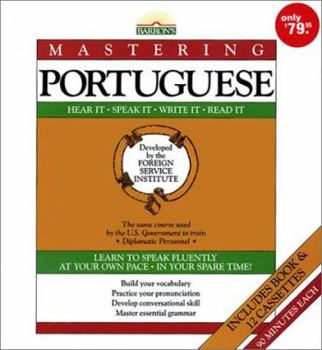 Paperback Mastering Portuguese: Book and 12 Cassettes Book
