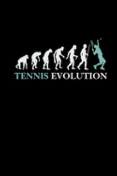 Paperback Tennis Evolution: Graph Paper Notebook Journal Tennis Racket Tennis Player Tennis-match Tennis Team Book