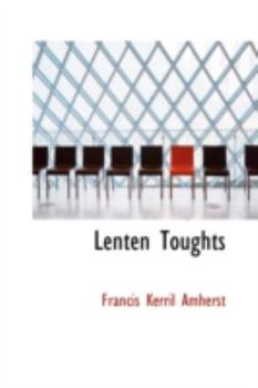 Paperback Lenten Toughts Book