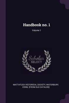 Paperback Handbook no. 1; Volume 1 Book