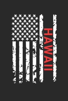 Paperback Hawaii: Hawaii Notebook Composition Cute White And Black USA Flag- Writing Journal Notebook To Take Notes For Students, Teache Book