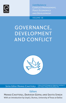 Hardcover Governance, Development and Conflict Book
