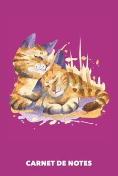Paperback Carnet de Notes: L'amour des chats DIN A5 lign? - 120 pages pour propri?taires de chats [French] Book