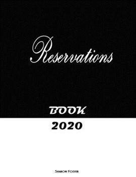Reservations Book 2020: Reservations Book for Restaurant 2020 with 366 pages