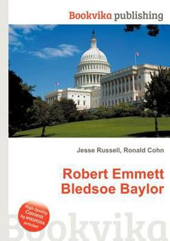 Paperback Robert Emmett Bledsoe Baylor Book