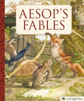 Hardcover Aesop's Fables: A Little Apple Classic Book