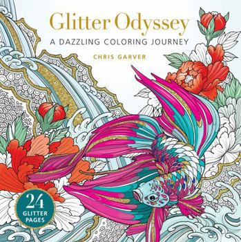 Paperback Glitter Odyssey: A Dazzling Coloring Journey Book