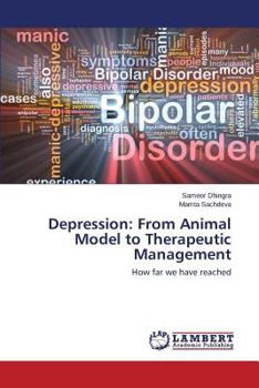 Paperback Depression: From Animal Model to Therapeutic Management Book