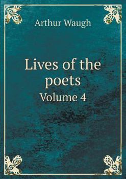 Paperback Lives of the poets Volume 4 Book