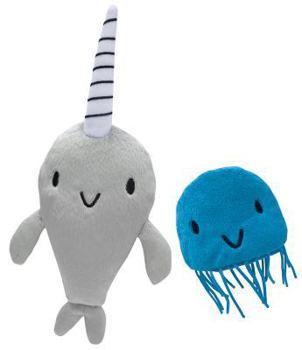 Narwhal and Jelly Finger Puppet Playset: Narwhal, 7.5 Inches and Tusk/jelly, 3 Inches