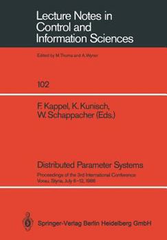 Paperback Distributed Parameter Systems: Proceedings of the 3rd International Conference Vorau, Styria, July 6-12, 1986 Book