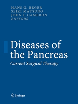 Paperback Diseases of the Pancreas: Current Surgical Therapy Book