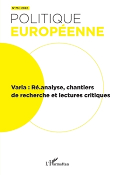 Varia : Ré.analyse, chantiers de recherche et lectures critiques (Politique Européenne) (French Edition)