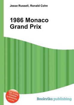 Paperback 1986 Monaco Grand Prix Book