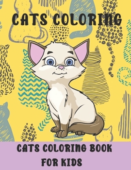 Paperback Cats Coloring Book-: 100 PAGES-8.5 x 0.23 x 11 inches Book