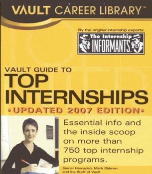 Paperback Vault Guide to Top Internships Book