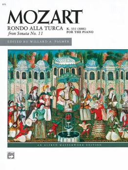 Paperback Rondo Alla Turca (from Sonata No. 11, K. 331/300i): Sheet Book