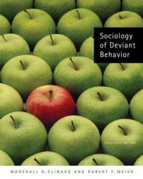 Hardcover Sociology of Deviant Behavior Book